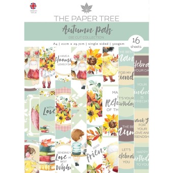 Autumn Pals Die Cut A4 Collection by The Pape