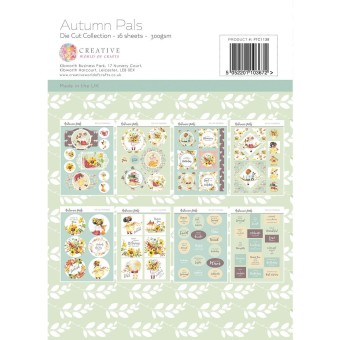 Autumn Pals Die Cut A4 Collection by The Pape