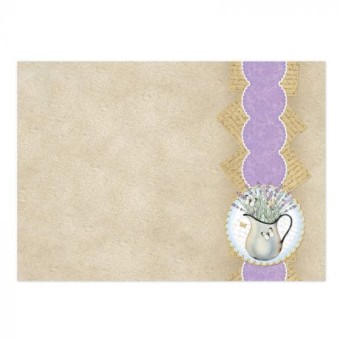 Be Beautiful, Be You Lavender Die Cut Luxury 