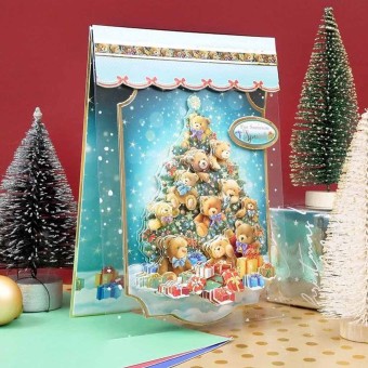 Beary Christmas Deco-Large Die Cut 3d Decoupa