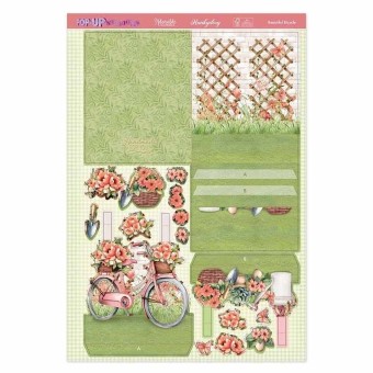 Beautiful Bicycle Pop Up Stepper Card Paper C