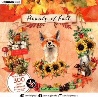 Beauty of Fall Over 300 Paper Elements Pad by