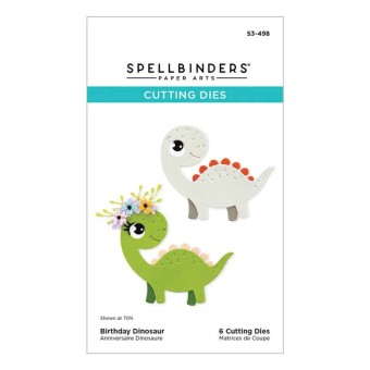 Birthday Dinosaur Spellbinders Paper Craft Di