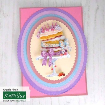 Birthday Layer Cake 3pk Die Cut 3d Decoupage 