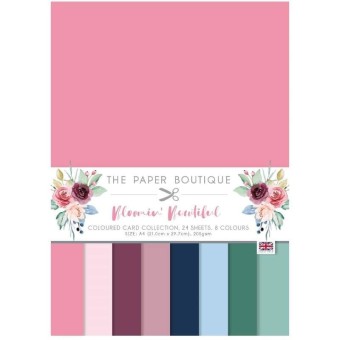 Bloomin' Beautiful Solid Coloured Craft Paper