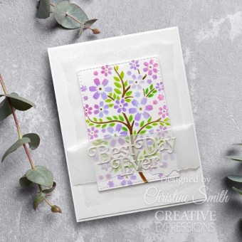 Blossom Tree Mini Triple Layering Stencil for