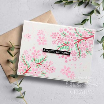 Blossom Tree Mini Triple Layering Stencil for