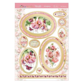 Blush Blooms Die Cut Luxury Topper Set For Pa