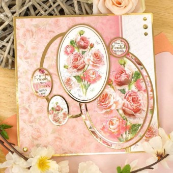 Blush Blooms Die Cut Luxury Topper Set For Pa