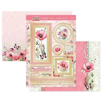 Blushing Blossoms Pretty Poppies Die Cut Luxu