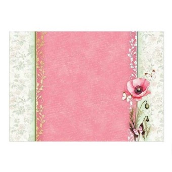 Blushing Blossoms Pretty Poppies Die Cut Luxu