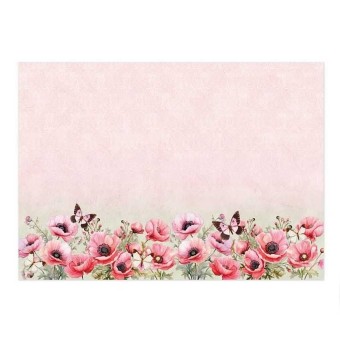 Blushing Blossoms Pretty Poppies Die Cut Luxu