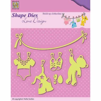 Build A Clothes Line Metal Paper Craft Dies b