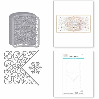 Celebrate Scrollwork Card Builder 5 Metal Cra