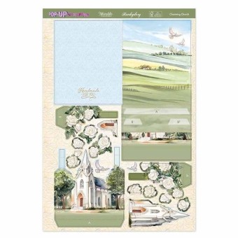 Charming Church Pop Up Stepper Card Paper Cra