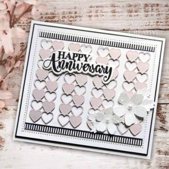 Checkered Hearts Metal Craft Dies by Sue Wils