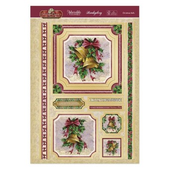 Christmas Bells Luxury Paper Craft Die Cut To