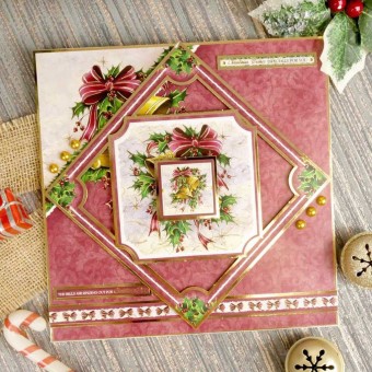 Christmas Bells Luxury Paper Craft Die Cut To