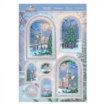 Christmas Blessings Luxury Topper Paper Craft