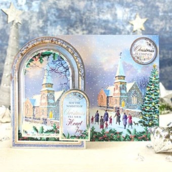 Christmas Blessings Luxury Topper Paper Craft