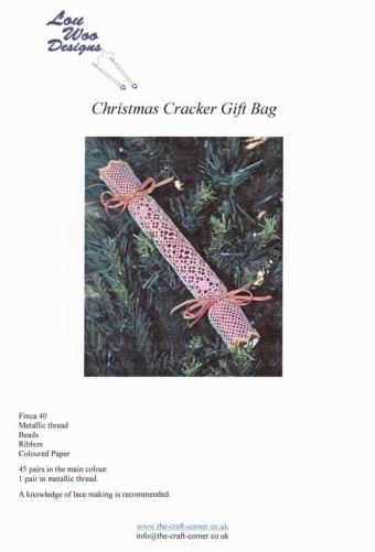 Christmas Cracker Torchon Bobbin Lace Pattern