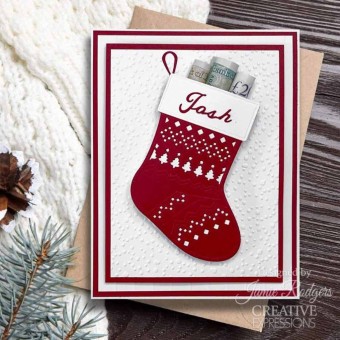 Christmas Stocking Metal Craft Dies Designed 