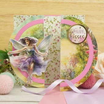 Circle Gatefold Luxury Shaped Card Blank & En