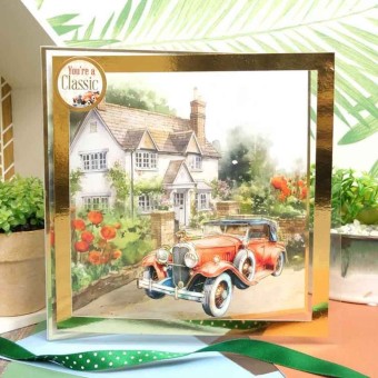 Classic Rides Vintage Car & Motorbike Die Cut