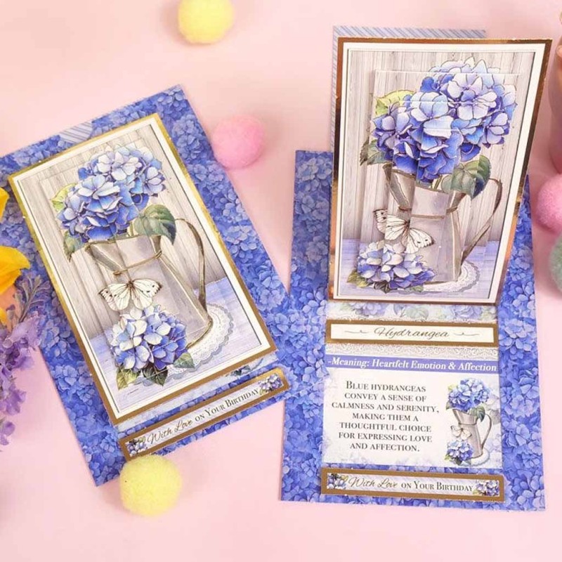 Floral Easel Reveal Concept Paper Craft Card 