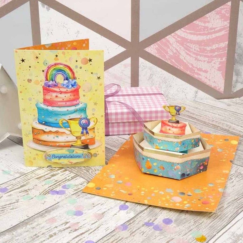 Celebration Cakes Concept Paper Craft Card Ki