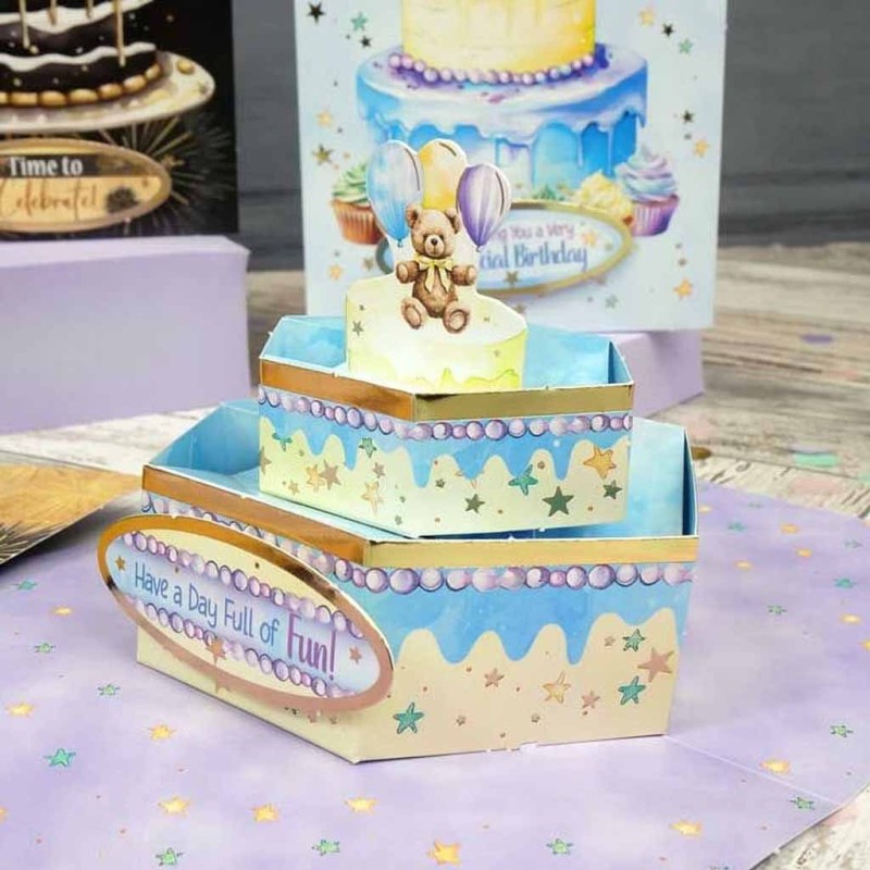 Celebration Cakes Concept Paper Craft Card Ki