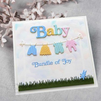 Cutest Clothes Line New Baby Paper Craft Meta