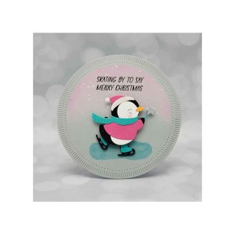 Dancin' Penguin Spellbinders Paper Craft Cutt