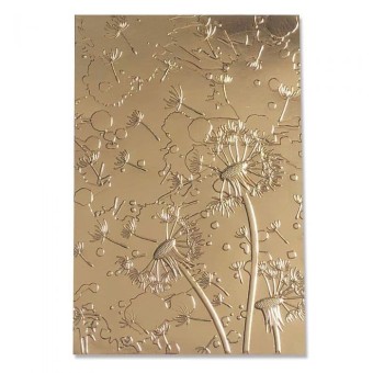 Dandelion Wish 3d Sizzix Embossing Folder Pap