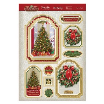 Deck The Halls Luxury Paper Craft Die Cut Top