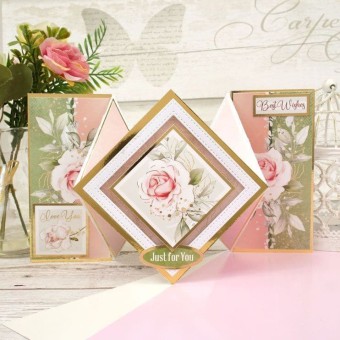 Diamond Fold Card - Card Blanks & Envelopes F