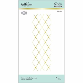 Diamonetta Background Glimmer Hot Foil Plate 