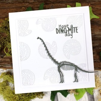 Dino-Mite Dinosaur Fossils Metal Die for Pape