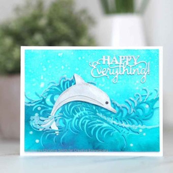 Dolphin Edger Paper Cuts Craft Die for Crafti