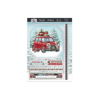 Driving Home For Christmas Mini Die Cut 3d De