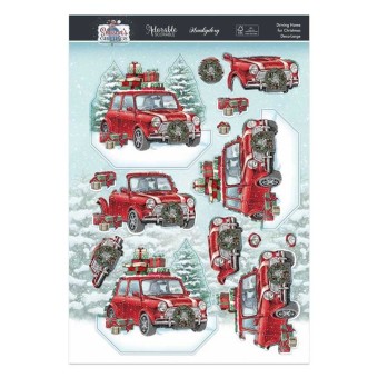 Driving Home For Christmas Mini Die Cut 3d De