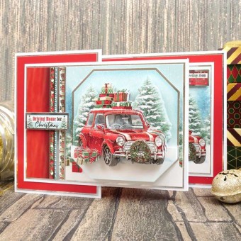 Driving Home For Christmas Mini Die Cut 3d De