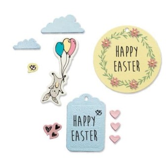 Easter Fun Clear Rubber Stamps & Metal Craft 