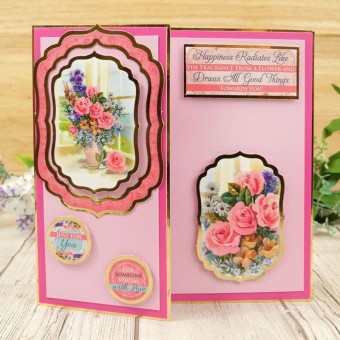 Fabulous Florals Pop-A-Topper Pad by Hunkydor