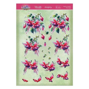 Fabulous Fuchsia In Full Bloom Deco-Large Die