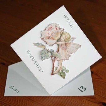 Fan Shaped Blank Jump Greeting Cards for Card