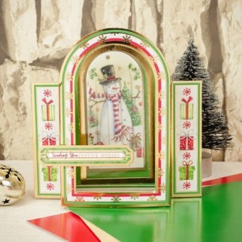 Festive Archway Concept Paper Craft Card Kit 