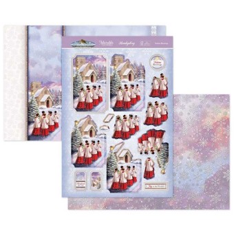 Festive Blessings Die Cut 3d Decoupage Luxury