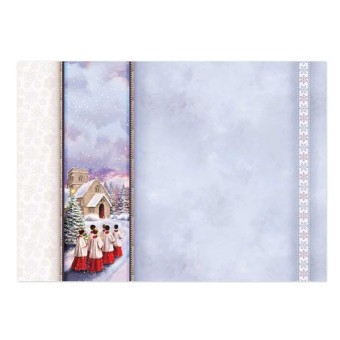 Festive Blessings Die Cut 3d Decoupage Luxury