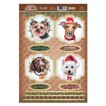 Festive Fur-iends Pawsome Portraits Dog Die C